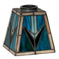 Meyda 5"Sq Valencia Mission Shade '46455