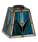 Meyda 5"Sq Valencia Mission Shade '46455