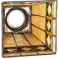 Meyda 5" Square Diamond Band Mission Shade '46459