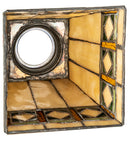 Meyda 5" Square Diamond Band Mission Shade '46459