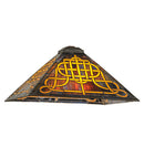 Meyda 17"Sq Knotwork Mission Shade 47581