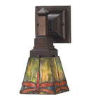 Meyda 5"W Prairie Dragonfly Wall Sconce '48187