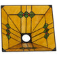 Meyda 13" Square Martini Mission Shade '48276
