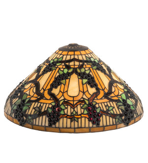 Meyda 16" Wide Jeweled Grape Shade '48545