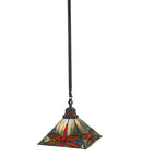 Meyda 10"Sq Prairie Dragonfly Pendant