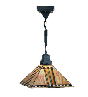 Meyda 13" Square Prairie Corn Pendant.609 '49155