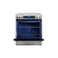 Cosmo Commercial-Style 30 in 5 cu. ft. Single Oven Electric Range with 7 Function Convection Oven in Stainless Steel - COS-305AERC
