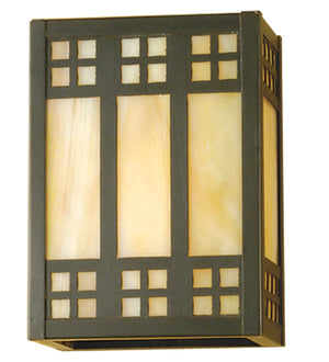 Meyda 6.5"W Prairie Loft Wall Sconce '50663