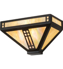 Meyda 12" Wide Prairie Loft Wall Sconce '50664