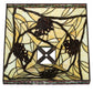 Meyda 14"Sq Pinecone Mission Shade '50686