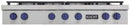 Kucht 48-Inch 6 Burner Gas Rangetop in Stainless Steel with Royal Blue Knob (KFX489T-B)