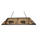 Meyda 60" Long Bear at Lake Oblong Pendant '51512