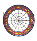 Meyda 21"W X 21"H Fleur-de-lis Medallion Stained Glass Window '51811