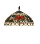 Meyda 18"W Roses & Scrolls Pendant.603 '51866