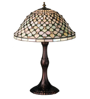 Meyda 20"H Diamond & Jewel Table Lamp '52010