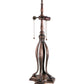 Meyda 30"H Trillium & Violet Table Lamp - 52172