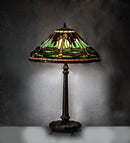 Meyda 31" High Tiffany Dragonfly Table Lamp- 52441