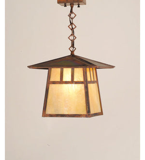 Meyda 12"Sq Stillwater Double Bar Mission Ceiling Pendant '54754