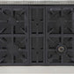 Kucht 30-Inch 4 Burner Gas Rangetop in Stainless Steel with Silver Accents KFX309T-S