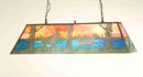 Meyda 48"L Buck & Doe Oblong Pendant '56819