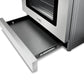 Thor Kitchen 5-Piece Appliance Package - 36-Inch Gas Range with Tilt Panel, Refrigerator with Water Dispenser, Wall Mount Hood, Dishwasher, & Wine Cooler in Stainless Steel