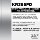 Kucht 4-Piece Appliance Package - 30-Inch Dual Fuel Range, 36-Inch Panel Ready Refrigerator, Under Cabinet Hood, & Panel Ready Dishwasher