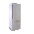 Kucht 30-Inch 17 Cu. Ft. Built-In Refrigerator in Stainless Steel (KR300SD, K30SSP, K30SSH)