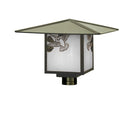 Meyda 17"Sq Seneca Hummingbird Post Mount '64980
