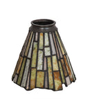 Meyda 5"W Delta Jadestone Fan Light Shade '65093
