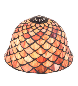Meyda 8.5" Wide Tiffany Fishscale Shade '65167