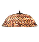 Meyda 24" Wide Tiffany Fishscale Shade '65173