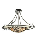 Meyda 36"W Metro Fusion La Perla Nera Semi-Flushmount '65684