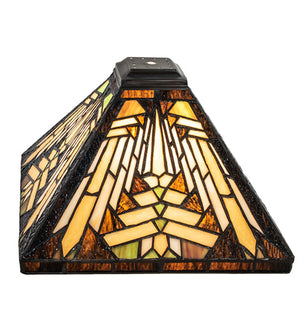 Meyda 10" Square Nuevo Mission Shade '65906