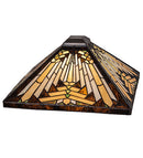 Meyda 17" Square Nuevo II Shade '65908