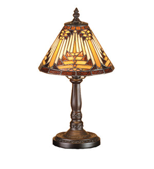Meyda 14"H NUEVO Mission Mini Lamp '66223