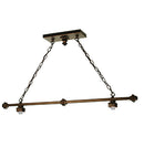 Meyda 32"L Mahogany Bronze 2 LT Island Pendant Hardware '66238