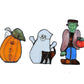 Meyda 4.75" High Halloween 3 Pieces Tea Light Set '67657