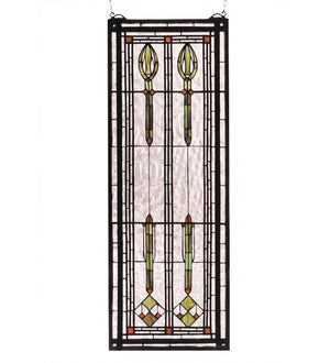 Meyda 11"W X 30"H Spear of Hastings Stained Glass Window '68020