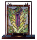 Meyda 9.5"W X 10.5"H Jack-in-the-Pulpit Lighted Mini Tabletop Window '68552