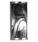 Meyda 5.5"W Cylinder Noir Swirl Fused Glass Wall Sconce '68848