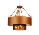 Meyda 36"W Fly Fishing Creek Inverted Pendant '68924