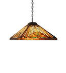 Meyda 17" Square Nuevo Mission Pendant 69419
