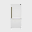 Forno Espresso Package - 30" Electric Range, Range Hood, and Refrigerator in Stainless, White, or Black