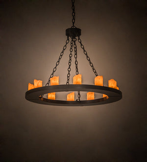 Meyda 36"W Loxley 12 LT Chandelier '69638