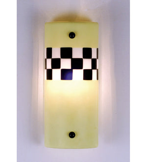 Meyda 5"W Metro Fusion Yellow Taxi Wall Sconce 71033