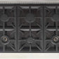 Kucht 36-Inch Gas Range in Stainless Steel with Black Knob (KFX360-K)