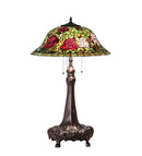 Meyda 31" High Tiffany Rosebush Table Lamp - 71388