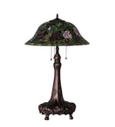 Meyda 31" High Tiffany Rosebush Table Lamp - 71388