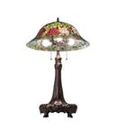 Meyda 31" High Tiffany Rosebush Table Lamp - 71388