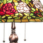 Meyda 31" High Tiffany Rosebush Table Lamp - 71388